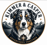 Kimmer & Casper official Australian Shepherd adventure logo